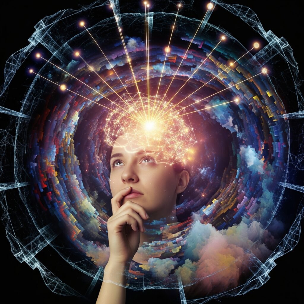 a photo that representing Intelligence and Consciousness Concepts